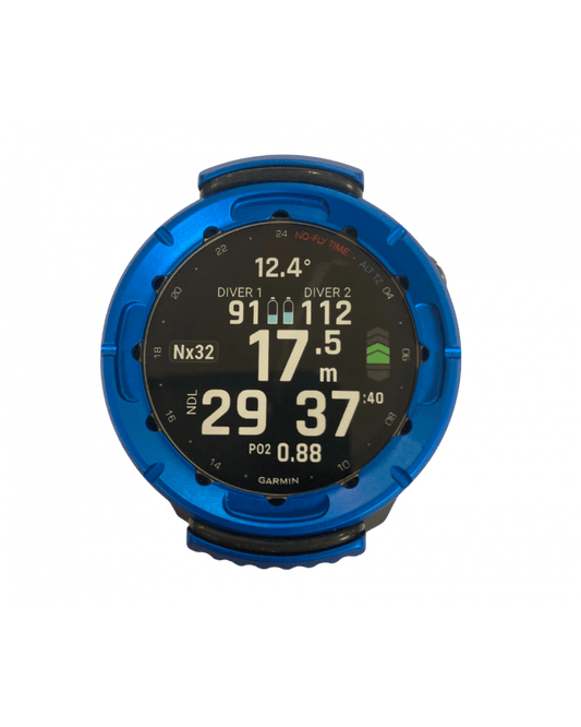 AMX GARMIN ALUMINUM SCREEN PROTECTOR 51MM BLUE