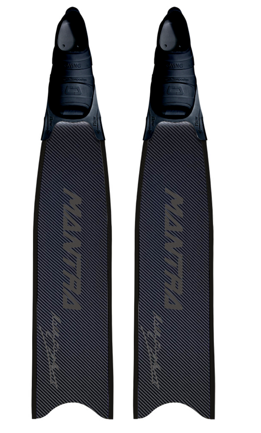 MANTRA CUSTOM FIN WITH FOOT POCKET -DARK GERY