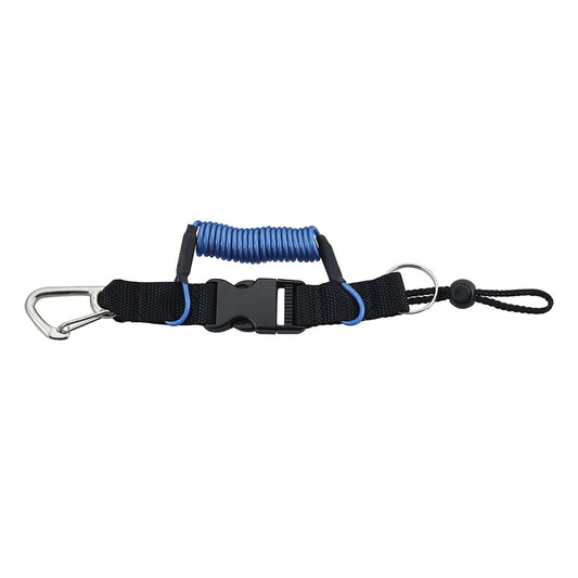 Problue Snap Shock Line Coil Lanyard 1.3m Blue