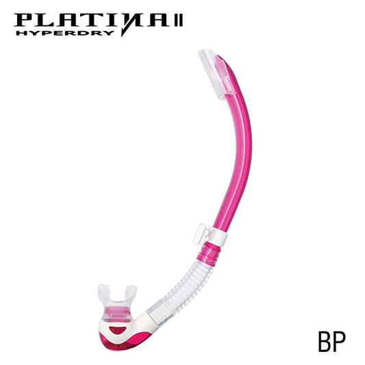 TUSA PLATINA HYPERDRY II SNORKEL, BOUGAINVILLEA PINK