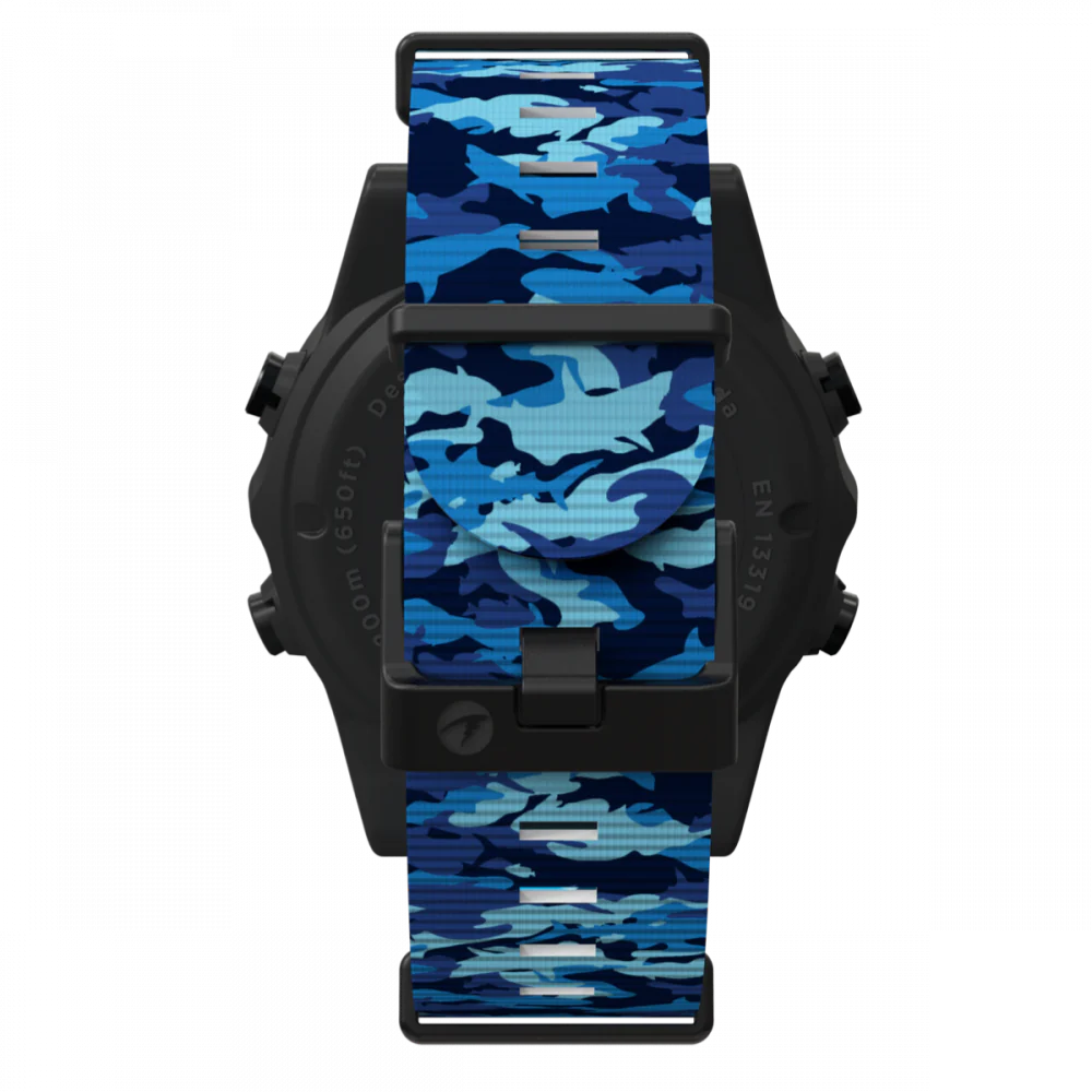 SHEARWATER TERIC NYLON STRAP KIT - MARINA BLUE SHARK CAMO LONG (FOR DRYSUIT)