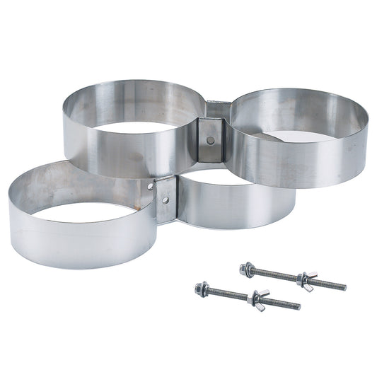 Dive Rite Double Tank Bands And Bolts - 6.9-7In Cylinders (Lp85)