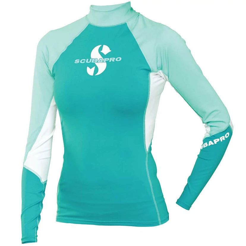 SCUBAPRO UPF 80 T-FLEX RASH GUARD, LONG SLEEVE, WOMEN