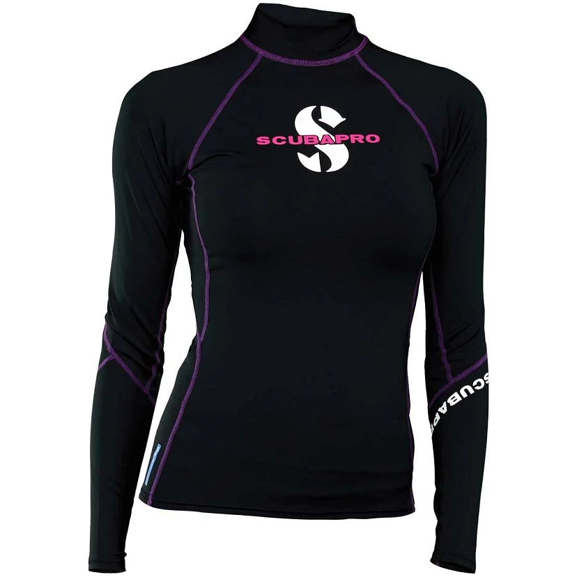 SCUBAPRO UPF 80 T-FLEX RASH GUARD, LONG SLEEVE, WOMEN