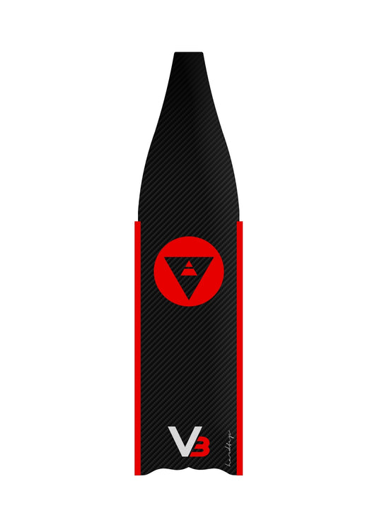 ALCHEMY V3 BLADE RED LOGO RED WATER RAIL BLADE ONLY