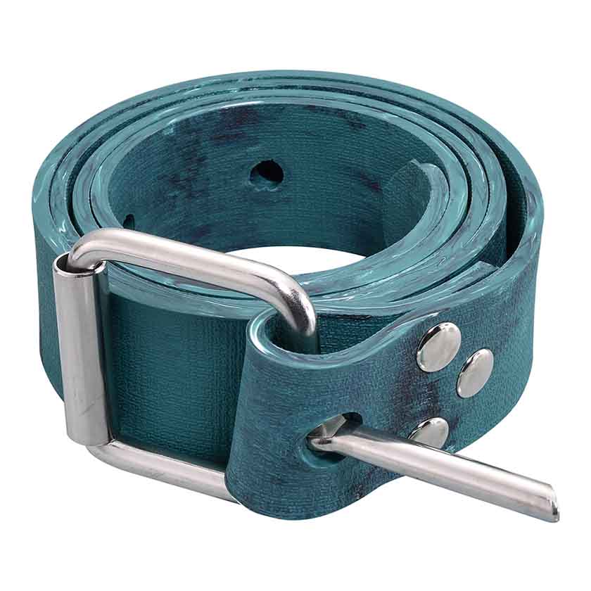 Pro Blue Free Diving Rubber Weight Belt Camo Green