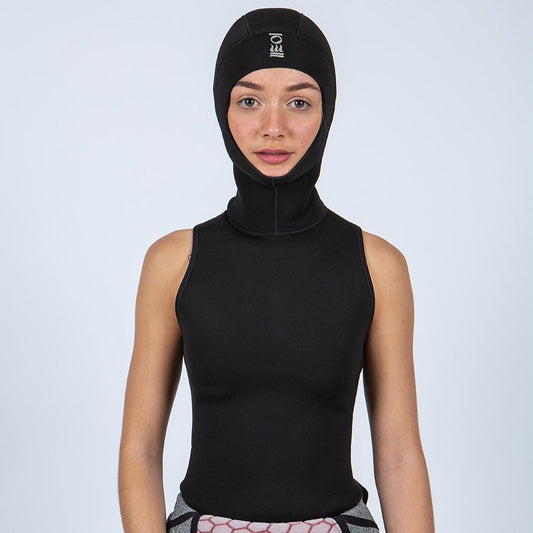 FOURTH ELEMENT WOMENS NEOPRENE HOODED BLACK - SIZE XL(UK16 US12)