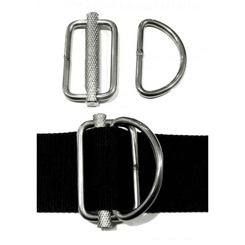 XDEEP SLIDING METAL D-RING FOR SIDEMOUNT HARNESS