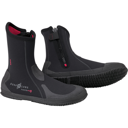 AQUALUNG 6.5MM SUPERZIP ERGO DIVE BOOTS, MEN, SIZE 9