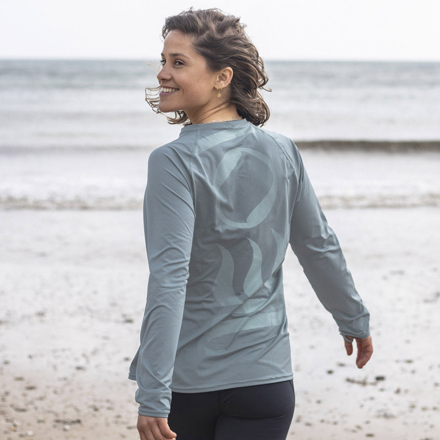 Fourth Element Women's Long Sleeve Hydro-T Size M - Baltic Blue