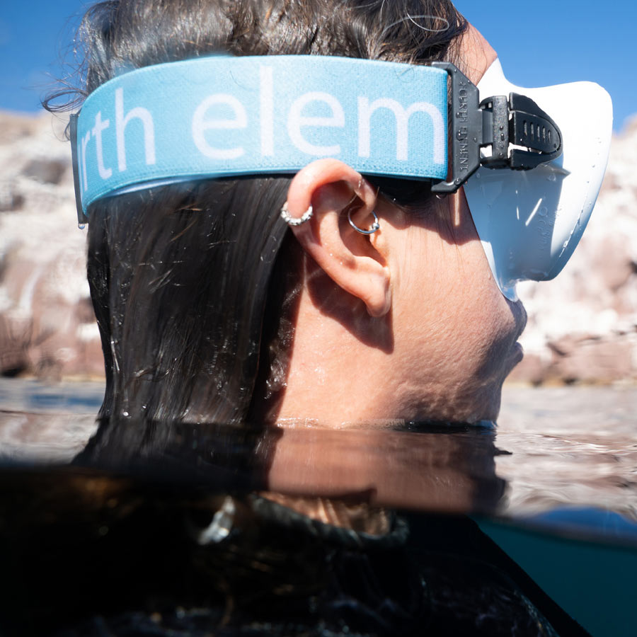 Fourth Element Mask Strap White/grey