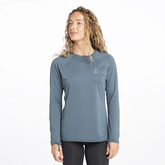 Fourth Element Women's Long Sleeve Hydro-T Size M - Baltic Blue