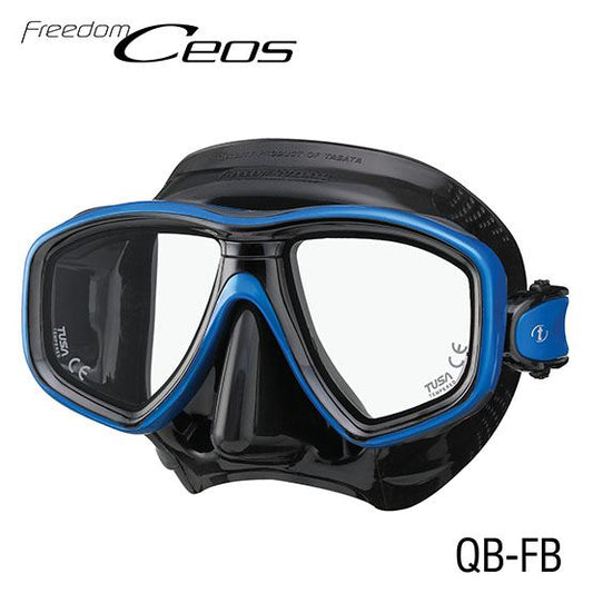 TUSA FREEDOM CEOS DIVE MASK BLUE