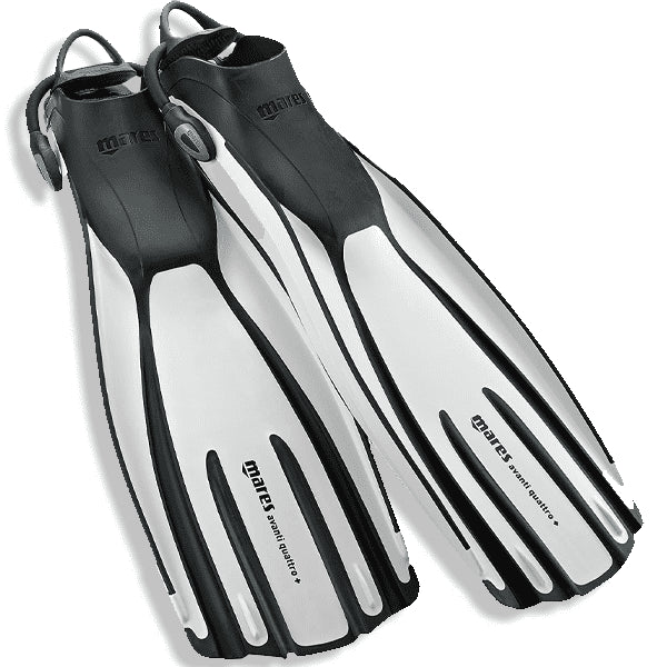 Mares Avanti Quattro + Fin - White - Size Regular