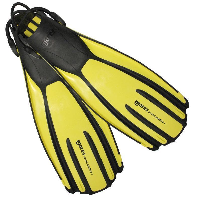 MARES AVANTI QUATTRO + FIN - ROYAL YELLOW - SIZE XL
