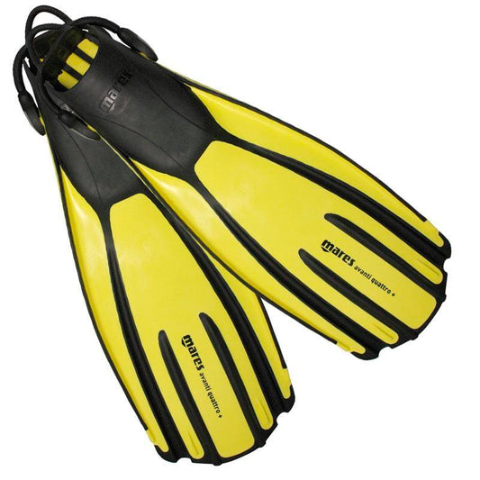 MARES AVANTI QUATTRO + FIN - ROYAL YELLOW - SIZE XL