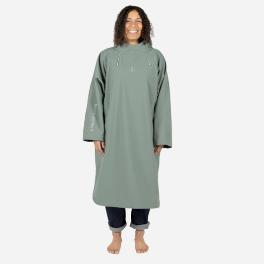 FOURTH ELEMENT STORM PONCHO SEA MOSS XL