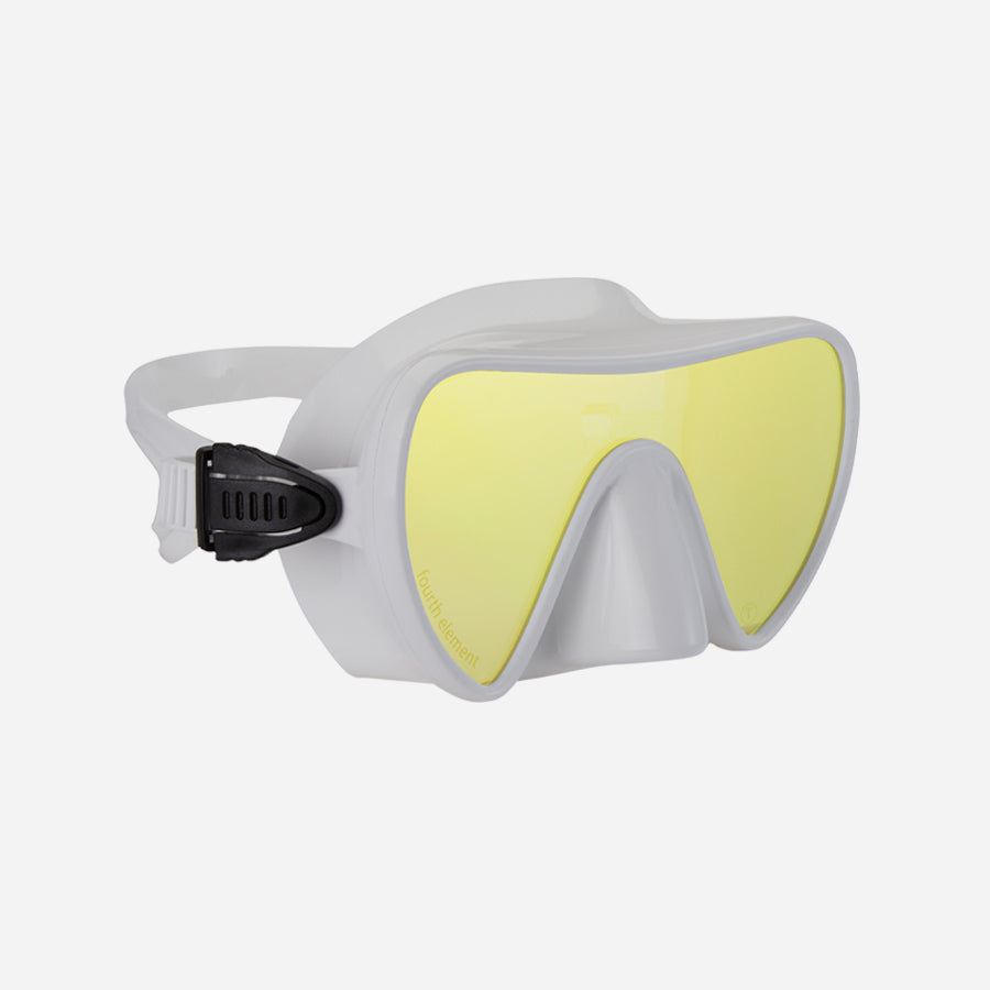 FOURTH ELEMENT CLASSIC FIT SCOUT MASK/SHIELD LENS WHITE/GOLD